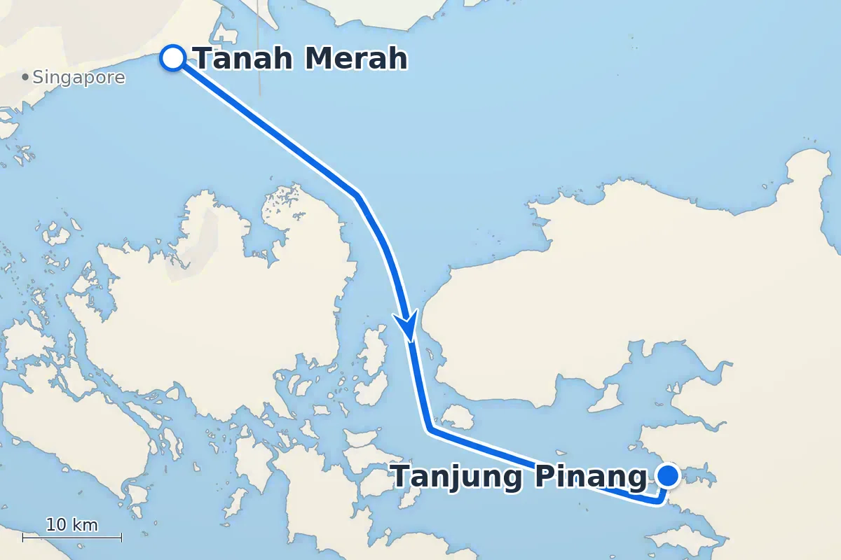 Tanah Merah - Tanjung Pinang